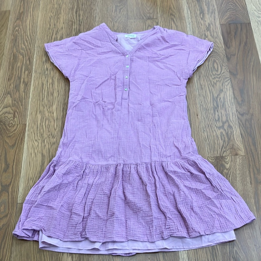 Roolee Women’s Short Sleeve Dress in Light Purple